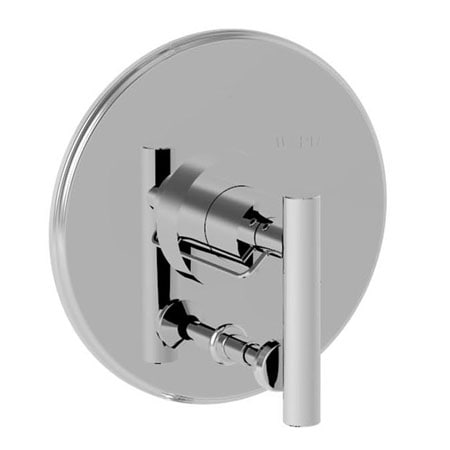 Newport Brass Balanced Tub & Shower Diverter Plate With Handle in Satin Nickel (Pvd) 5-992LBP-15S